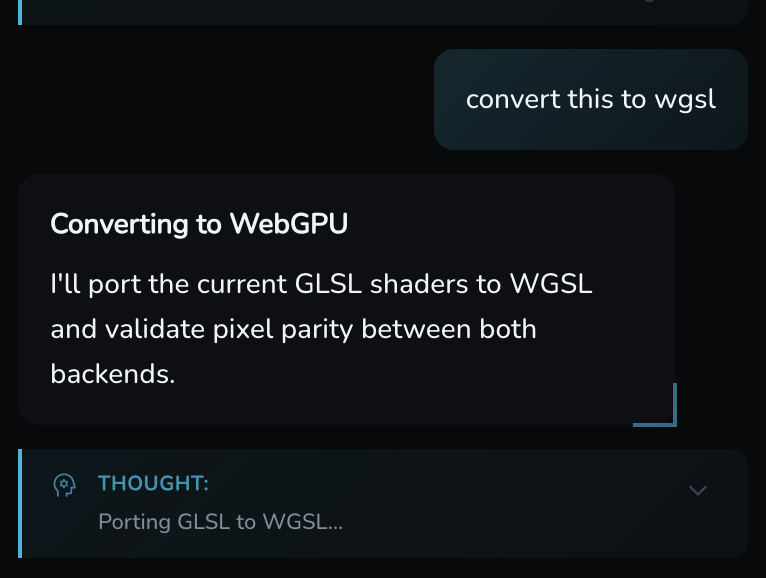 Shade WGSL editor